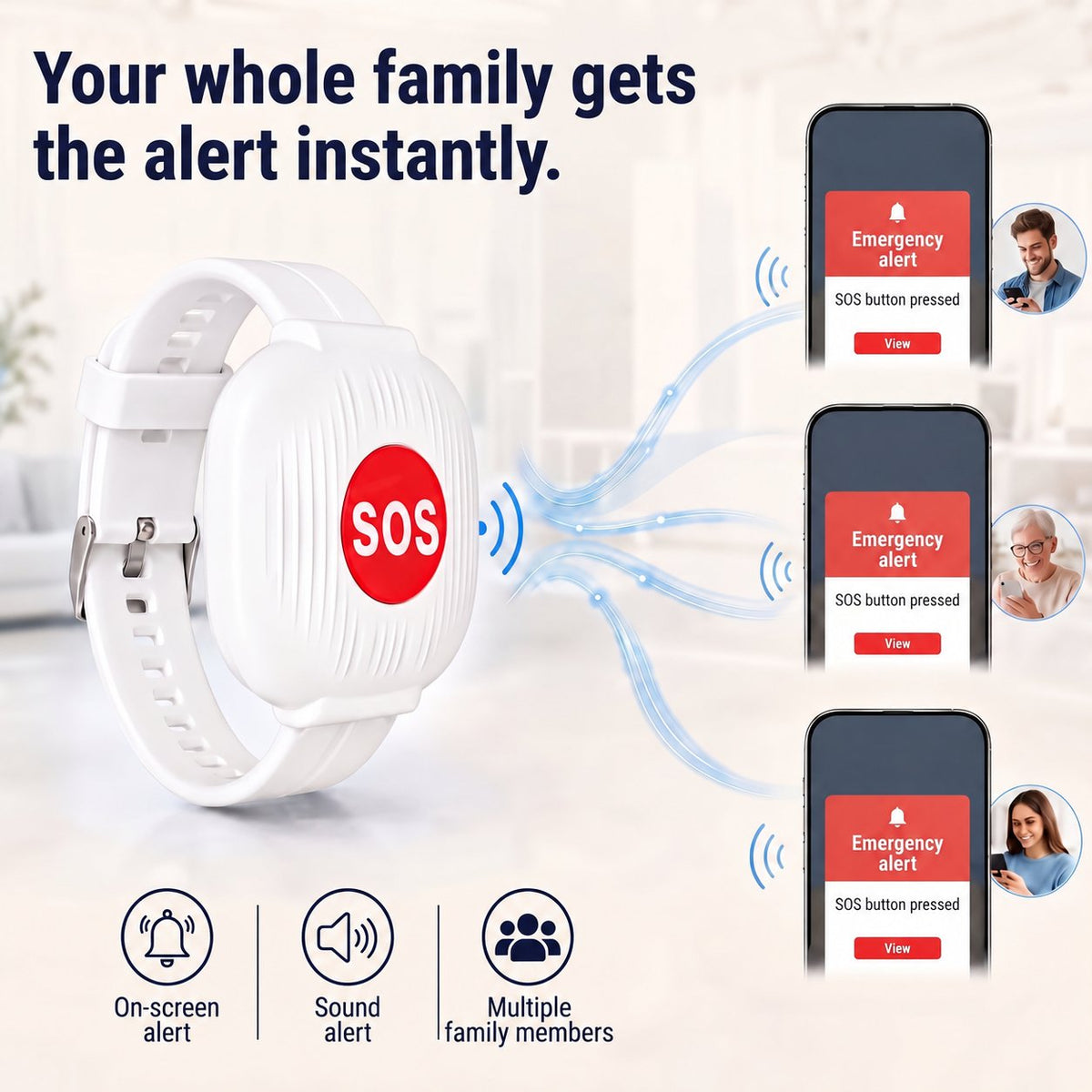 SOS Alert Wristband
